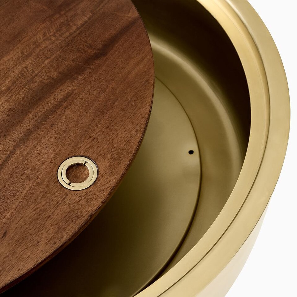 Drum Storage Coffee Table (81 cm) West Elm UK